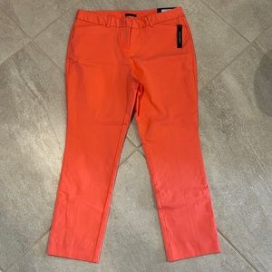 Coral ankle length pants- size 6 petite. Brand new with tags
